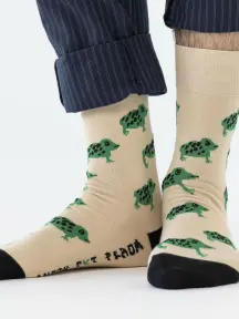Носки unisex St. Friday Socks "Лягушка инакомыслия" (anton-1076-01)