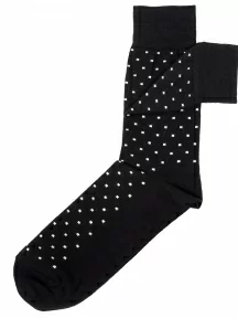 Мужские носки СТАНДАРТ-кэжуал "Челны Текстиль", L34-К1, ЧЕРНЫЕ (без этикеток)