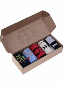 Набор из 5 пар мужских носков MSCLUB №М42, ВИ5-НМ42, микс 2