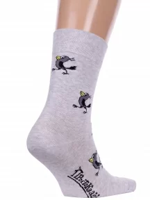 Мужские носки Брестские (БЧК), 23С2153, рис. 489, СВЕТЛО-СЕРЫЕ МЕЛАНЖ