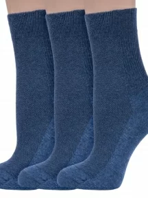 Комплект из 3 пар женских медицинских носков Dr. Feet (PINGONS), 3-15DF8, ДЖИНС