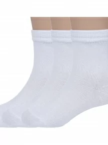 Комплект из 3 пар детских носков LORENZLine, 3-Л33, БЕЛЫЕ