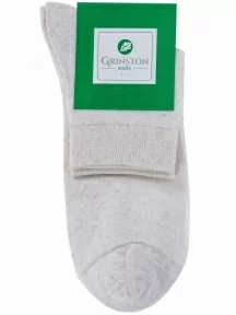 Мужские носки из микромодала и льна Grinston socks (PINGONS), 15D32, НАТУРАЛЬНЫЕ