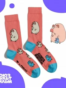 Носки St. Friday Socks Хрюшки после обмолота зяби (СМ1780-26)