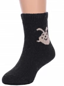 Детские теплые махровые носки Hobby Line, Ндад7618-02, ЧЕРНЫЕ