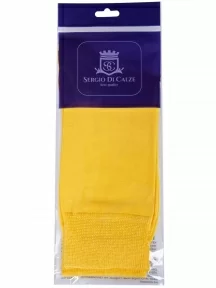 Мужские носки из мерсеризованного хлопка Sergio Di Calze (PINGONS), 17SC6, ЖЕЛТЫЕ