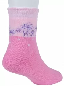 Комплект из 2 пар детских махровых носков Гамма, 2-С663, СВЕТЛО-РОЗОВЫЕ