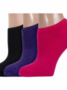 Комплект из 3 пар женских махровых носков ХОХ, 3-GZ-3R9, микс 5
