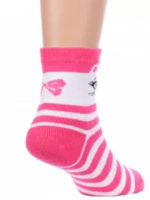 Детские носки "Красная ветка", С-785, ЯРКО-РОЗОВЫЕ