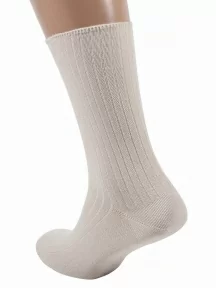 Комплект из 5 пар мужских носков без резинки ХОХ, 5-X-201, БЕЖЕВЫЕ