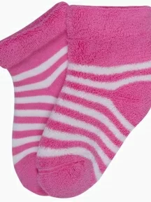 Детские махровые носки RuSocks (Орудьевский трикотаж), Д-109, МАЛИНОВЫЕ