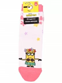 Женские носки серии Миньоны Брестские (БЧК), 20С1124, рис. 497, СВЕТЛО-РОЗОВЫЕ