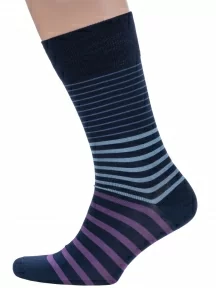 Мужские носки из мерсеризованного хлопка Sergio Di Calze (PINGONS), 15SC15, СИНИЕ