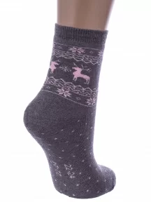 Детские махровые носки RuSocks (Орудьевский трикотаж), Д3-33489Д, ТЕМНО-СЕРЫЕ
