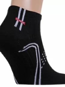 Мужские короткие спортивные носки ХОХ, SPM-1, ЧЕРНЫЕ