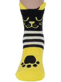 Детские короткие носки Conte kids рис. 319, ЖЕЛТЫЕ (17С-59СП)