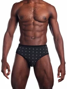 Мужские бамбуковые трусы-слипы SERGIO DALLINI, SG2932-1, ЧЕРНЫЕ