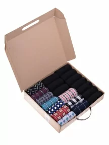 Набор из 20 пар мужских носков MSCLUB №М30, ВИМ20-30, микс