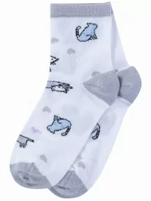 Комплект из 5 пар детских носков LORENZLine, 5-Л98, СЕРЫЕ