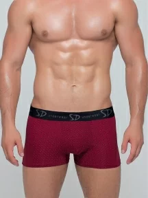 Мужские трусы-боксеры SD (by Salvador Dali), SD2017-4, КРАСНЫЕ