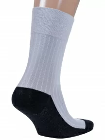 Мужские носки MSCLUB №М47, nm-530, СЕРЫЕ с черным