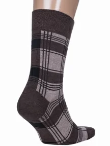 Мужские носки Брестские (БЧК), 15С2125, рис. 046, ТЕМНО-КОРИЧНЕВЫЕ МЕЛАНЖ