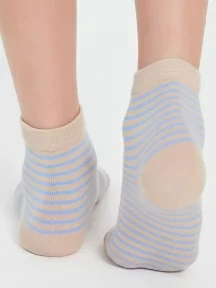 Детские носки LORENZline, Л101, БЕЖЕВО-ГОЛУБЫЕ