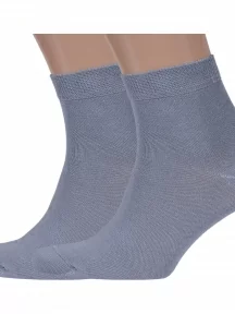 Комплект из 2 пар мужских носков Брестские (БЧК), 2-14С2124, рис. 000, СЕРЫЕ