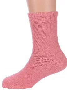 Детские теплые махровые носки Hobby Line, 7619, ПЫЛЬНО-РОЗОВЫЕ