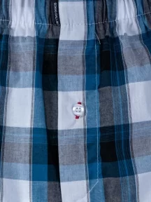 Мужские трусы-шорты из 100% хлопка Sergio Dallini, SG3310-12, ТЕМНО-ИЗУМРУДНЫЕ