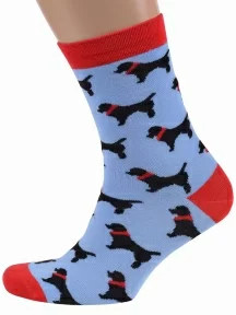 Носки unisex ХОХ FANTASY ГОЛУБЫЕ (XF-33)