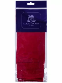 Мужские носки из мерсеризованного хлопка Sergio Di Calze (PINGONS), 17SC6, МАЛИНОВЫЕ