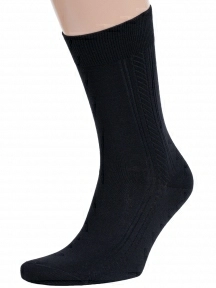 Мужские носки RuSocks (Орудьевский трикотаж), М-340/1, рис. 04, ЧЕРНЫЕ