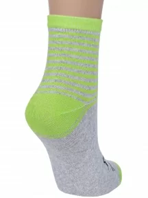 Детские носки Альтаир, С183, САЛАТОВЫЕ с серым