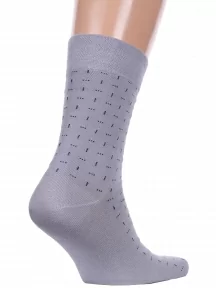 Мужские носки Брестские (БЧК), 14с2122, рис. 465, СВЕТЛО-СЕРЫЕ