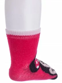 Детские носки DISNEY Conte kids, 17С-126/1СПМ, рис. 361 МАЛИНОВЫЕ