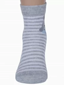 Комплект из 3 пар детских носков RuSocks (Орудьевский трикотаж), 3-Д3-13788, рис. 03, СЕРЫЕ