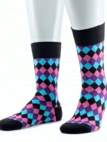 Мужские носки Grinston socks (PINGONS), 18D3, РОЗОВЫЕ