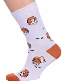 Носки унисекс Брестские (БЧК), 21С4200, рис. 165, СЕРЕБРИСТЫЕ