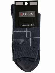 Мужские носки VASILINA, 1С3106, ГРАФИТОВЫЕ