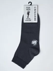 Комплект из 10 пар мужских укороченных носков CAVALLIERE (RuSocks), С-333-10, ТЕМНО-СЕРЫЕ