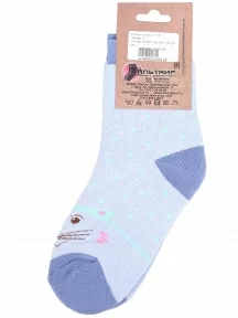 Детские махровые носки Альтаир, С112, ГОЛУБЫЕ