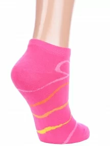 Женские носки ХОХ, G-3R34, МАЛИНОВЫЕ