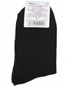 Женские махровые носки Hobby Line, Нжм8833-2, ЧЕРНЫЕ