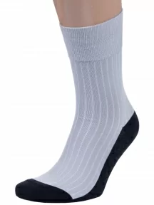 Мужские носки MSCLUB №М47, nm-530, СЕРЫЕ с черным