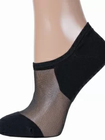 Женские ультракороткие носки Conte, 18С-4СП, рис. 000, ЧЕРНЫЕ