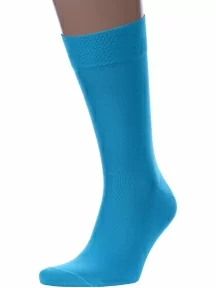 Мужские носки из мерсеризованного хлопка Sergio Di Calze (PINGONS), 17SC6, БИРЮЗОВЫЕ