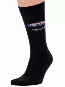 Мужские носки "Красная ветка", С-2071, ЧЕРНЫЕ