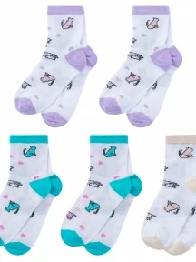 Комплект из 5 пар детских носков LORENZLine, 5-Л98, микс 5