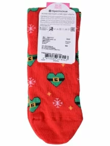 Женские носки Брестские (БЧК), 20С1137, рис. 688 КРАСНЫЕ
